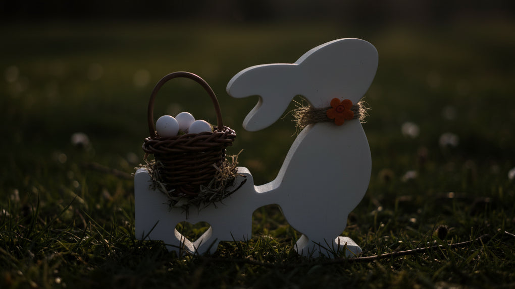 Hase mit Anhänger